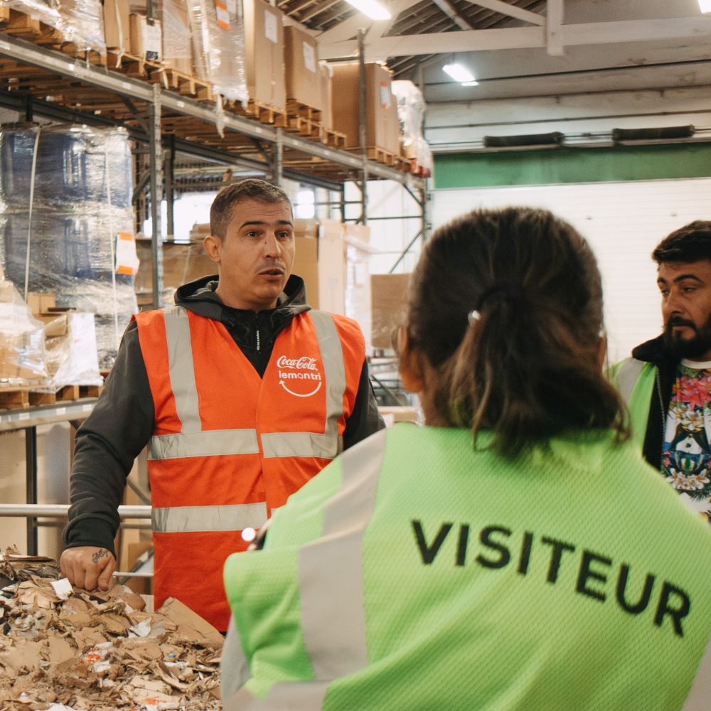 Visite du centre de tri  de l’INCASSABLE